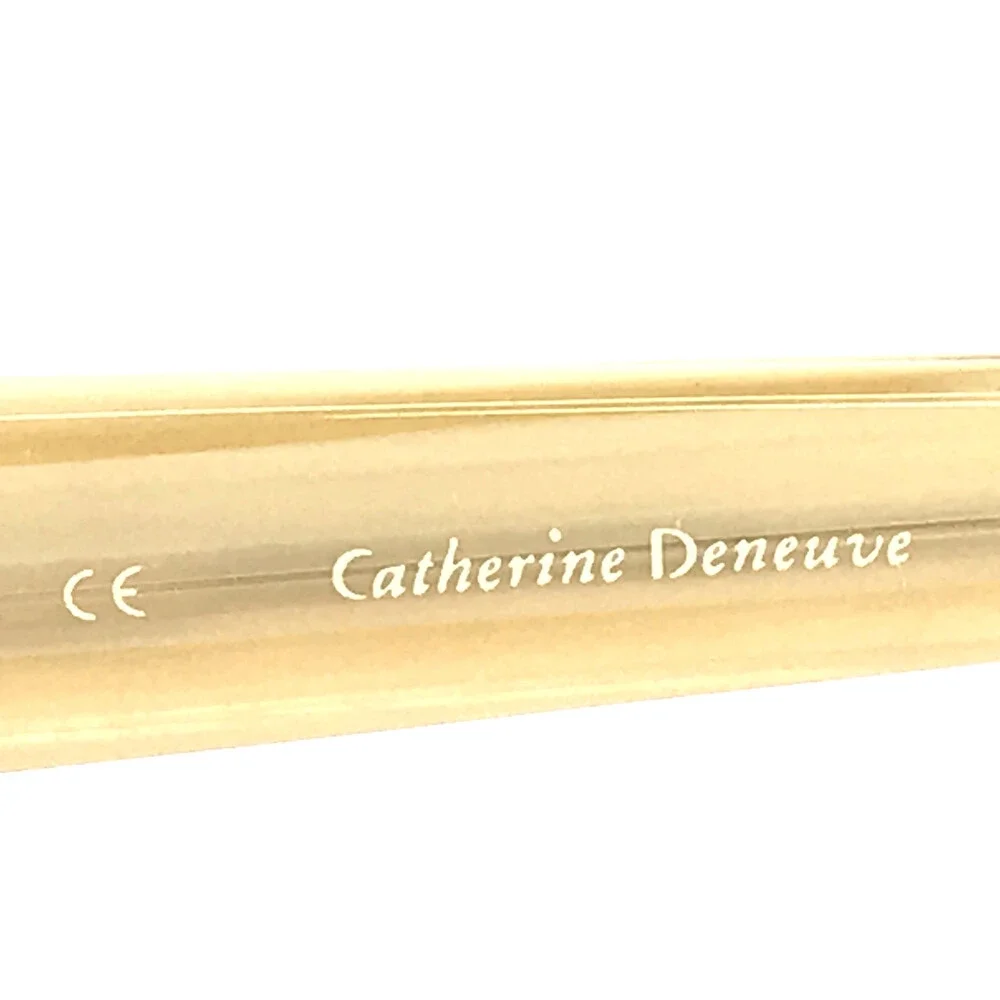 Catherine Deneuve Eyeglasses Frames CD-315 SGLD Satin Gold Crystals 52-17-135